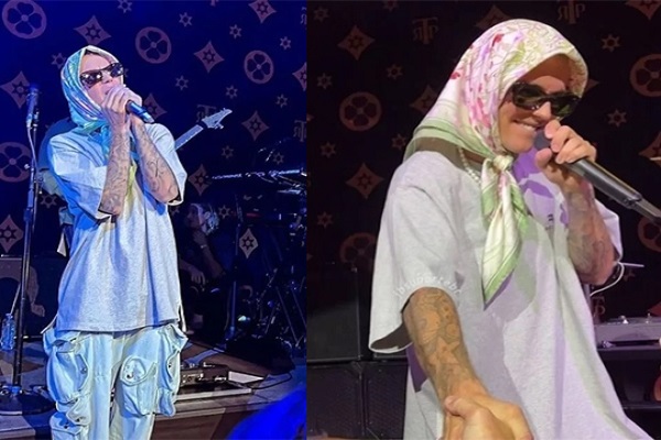 Justin Bieber headscarf
