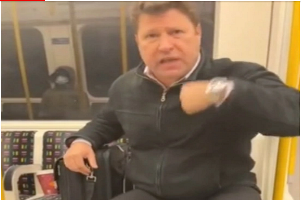 Passenger on London Tube 
