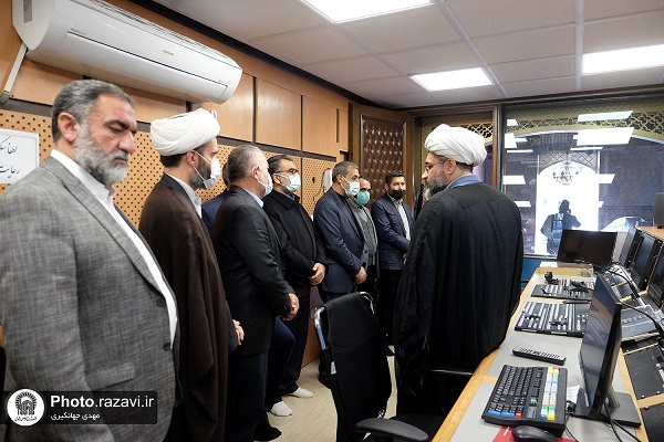 Turkish Delegation Visits Audio-Visual Management Office of Imam Reza Holy Shrine