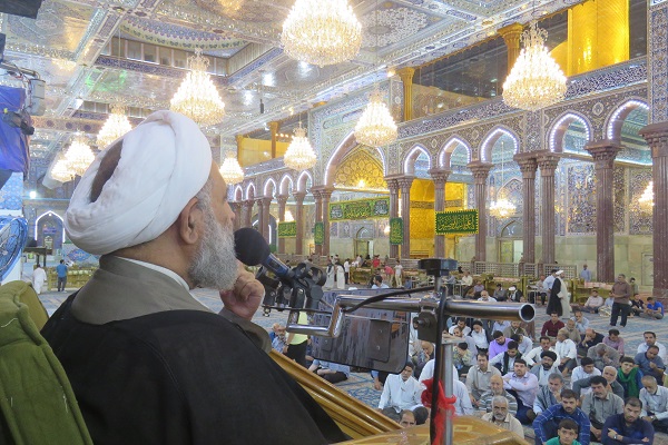 Religious program in Iraqi holy site