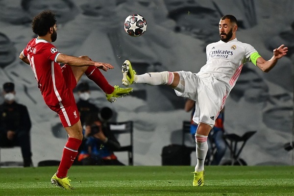 Mohammed Salah and Karim Benzema
