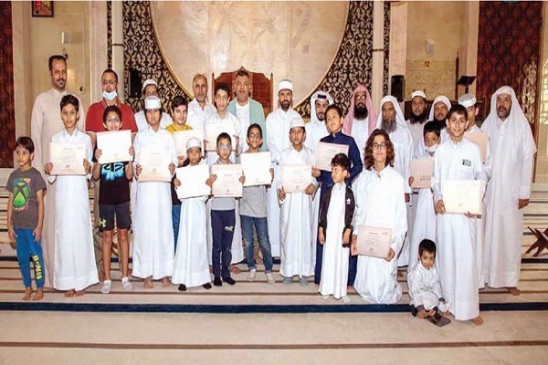 Winners of Quran competition in Qatar