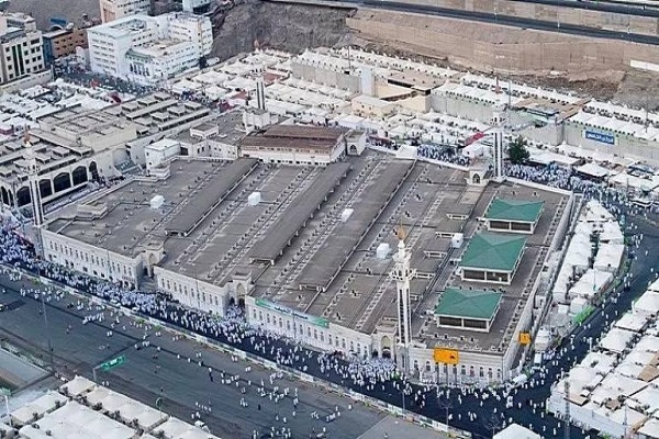 Al-Khaif Mosque in Mina, near the holy city of Mecca 