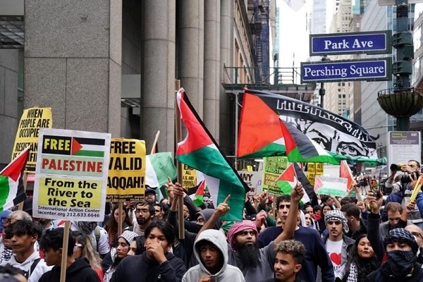 Pro-Palestine rally in NY