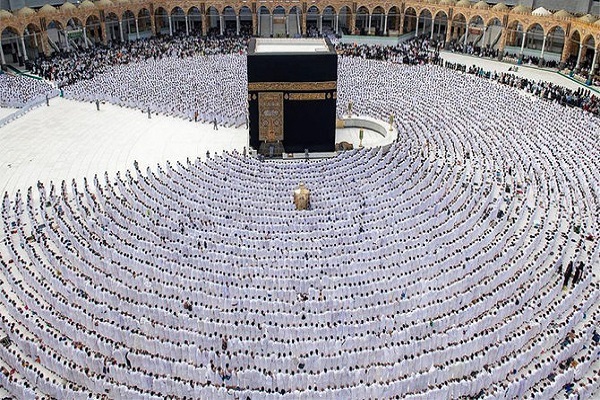 Hajj pilgrims in Mecca