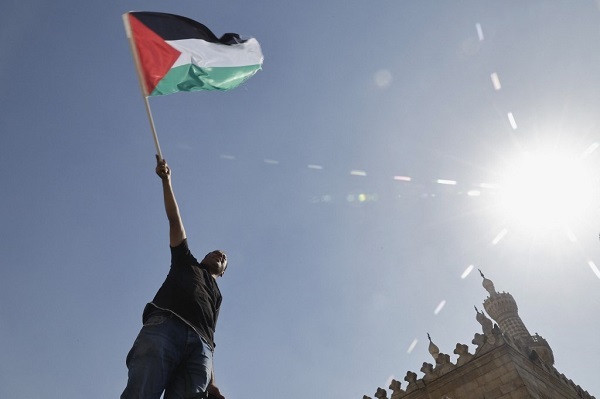 Pro-Palestine rally at Al-Azhar Mosque