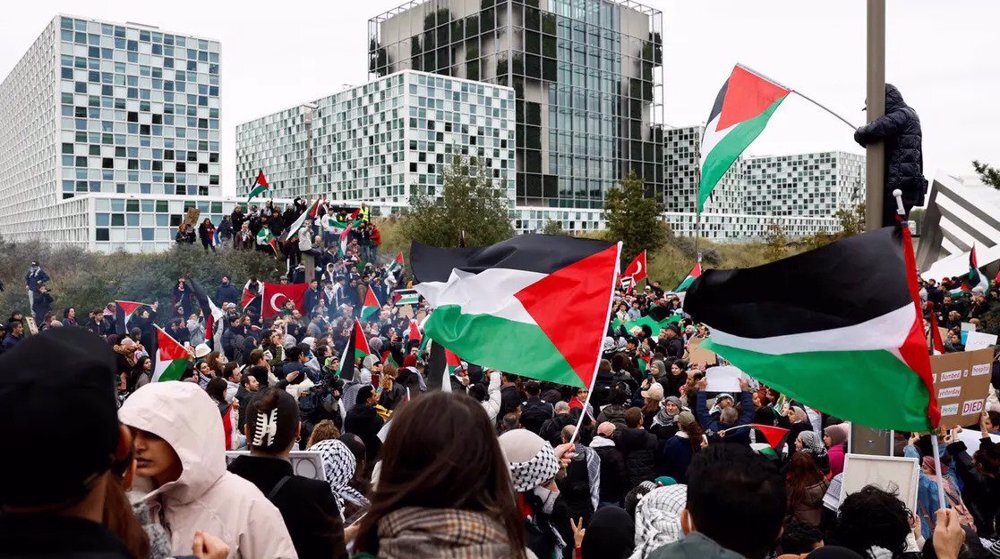 Pro-Palestine Protesters at ICC Call for Netanyahu’s Trial as War Criminal