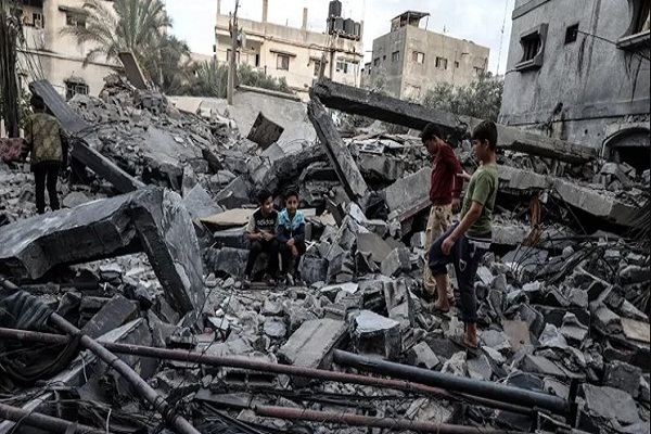Destruction resulting from Israeli attacks on Gaza