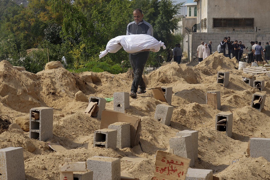 No Farewell for The Fallen: Gaza's Morgues Overflow with War Victims
