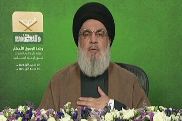 Hezbollah Chief Urges Condemnation of Any Move toward Normalization with Israel