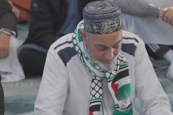 South Africa Muslims gather in Cape Town mosque ins olidarity with Palestine