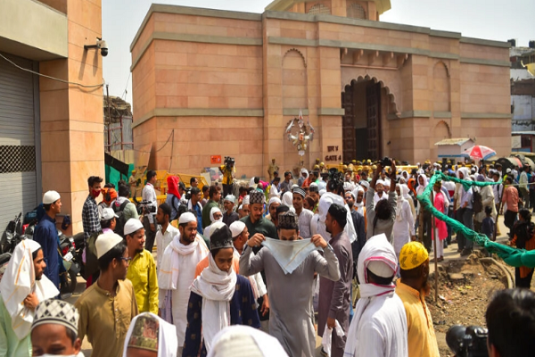 The 17th century Gyanvapi mosque in Varanasi, India