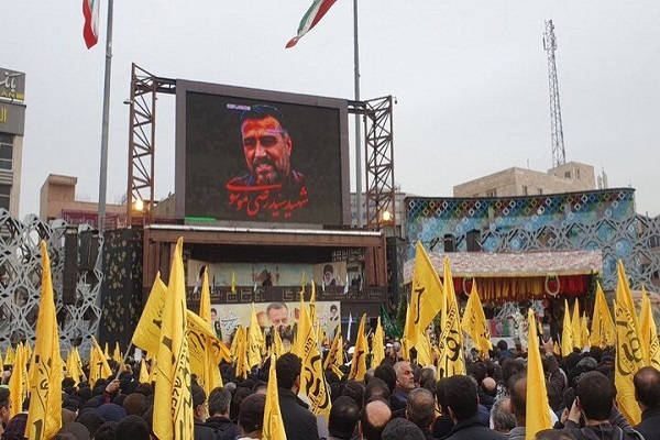 Massive Funeral Held for IRGC Commander Assassinated by Israel