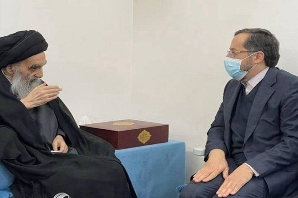 Ayatollah Ali al-Sistani and Morteza Kariminia