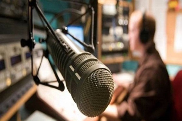 A radio studio