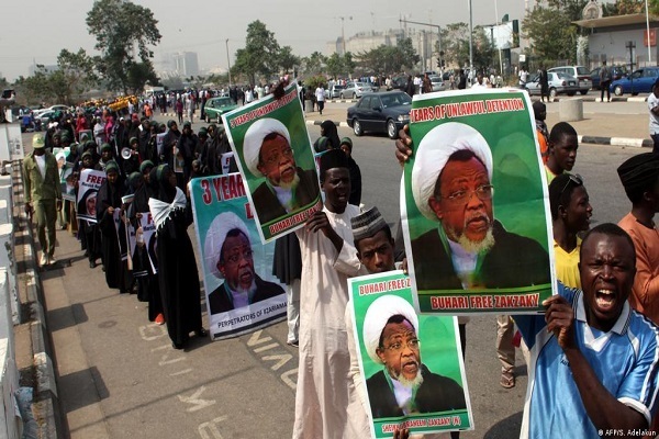 Supporters of Sheikh Zakzaky hold rally in Nigeria