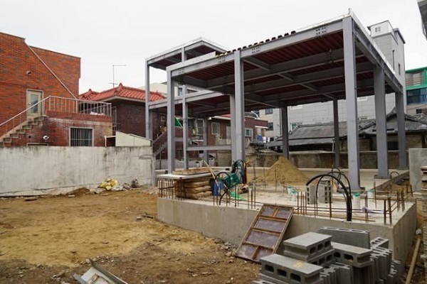 Mosque under Construction in Daegu, South Korea