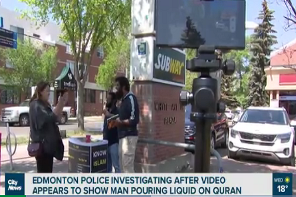 Quran desecration in Canada