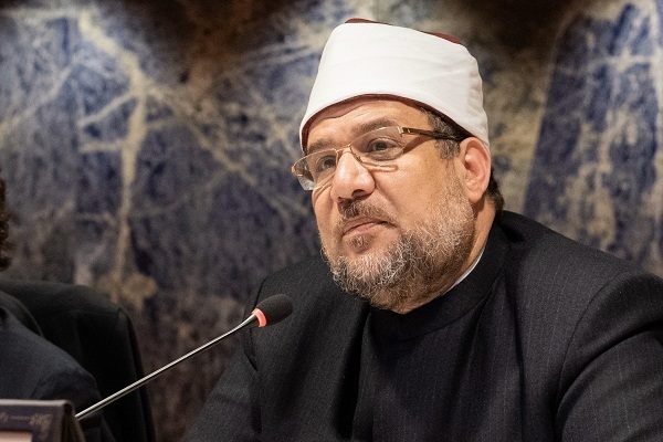 Egyptian Awqaf Minister Mohamed Mukhtar Gomaa
