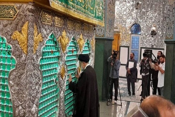 Iran’s President Visits Hazrat Zeynab Holy Shrine during Syria Trip