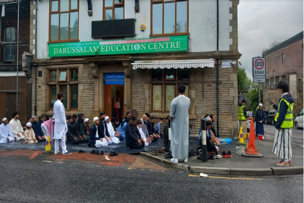 Eid al-Adha prayers in Britain