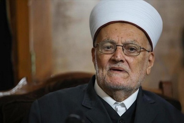 Imam and preacher of Al-Aqsa Mosque Sheikh Akrama Sabri