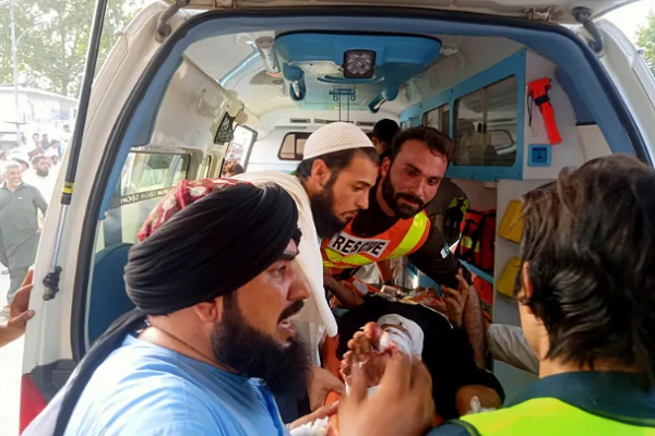 Dozens killed in terrorist blast in NW Pakistan
