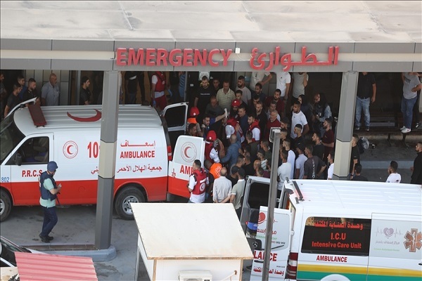 Those injured in Israeli regime attacks arrive at hospital in West Bank