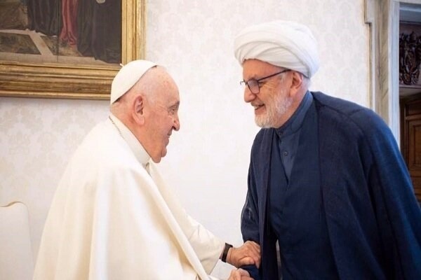 Pope Francis and Abdul Karim Paz