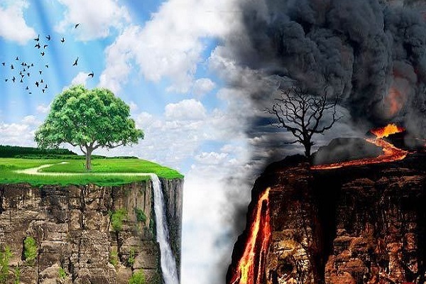 Paradise and hell