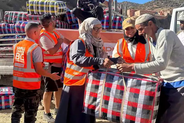 Muslim aid workers