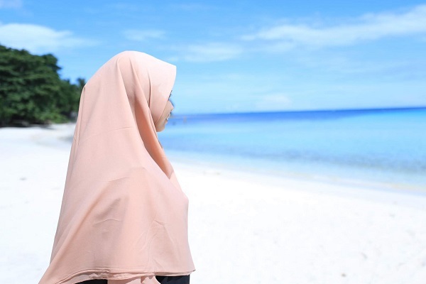 Muslim woman wearing hijab