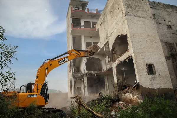 Demolition of Muslims' homes in Nuh, India