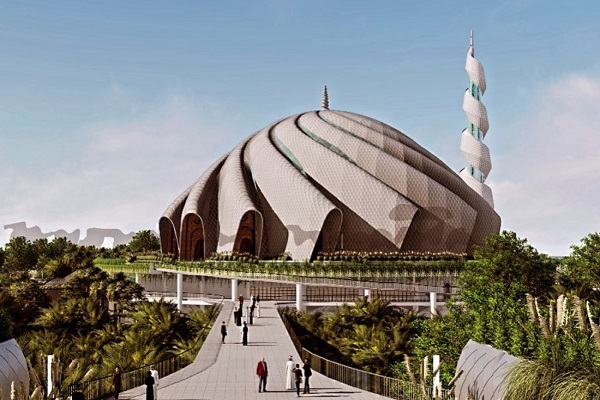 Design of a mosque being built in Indonesia's new capital