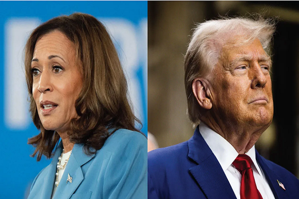 Kamala Harris and Donald Trump