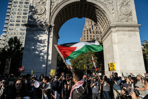 New York marked the anniversary of the Al-Aqsa Flood Operation on October 7, 2024
