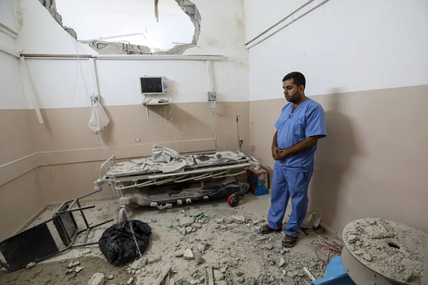 Israeli attacks have destroyed most hospitals in the Gaza Strip