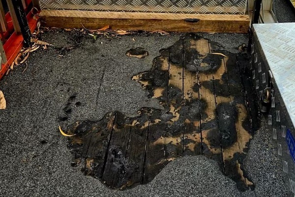 Truck Displaying Palestinian Flags Set Ablaze in Melbourne