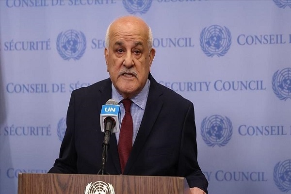 Palestine’s Ambassador to the UN Riyad Mansour
