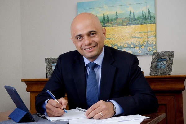 Former UK Chancellor Sir Sajid Javid