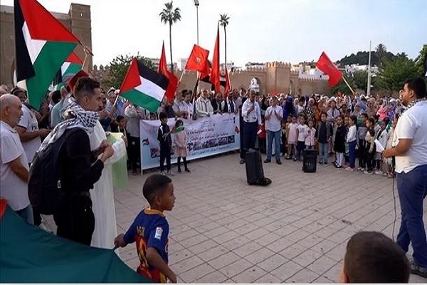 Moroccans Rally on Nakba Anniversary, Slam Normalization of Ties with Zionist Regime