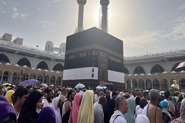 Hajj pilgrims in Mecca