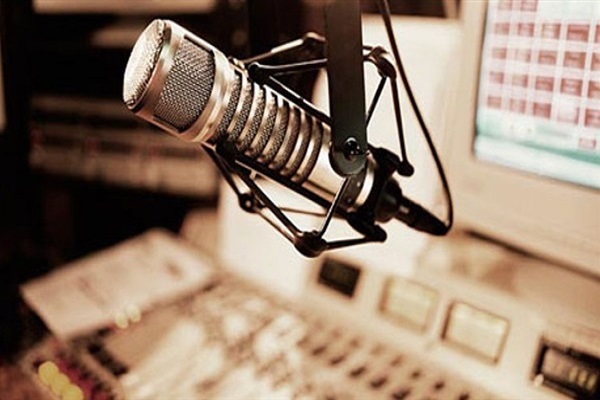A radio microphone