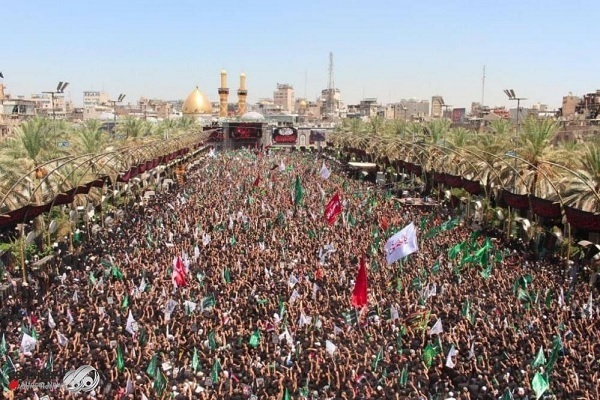 Bain-ul-Haramain in the holy city of Karbala on Ashura (2024)