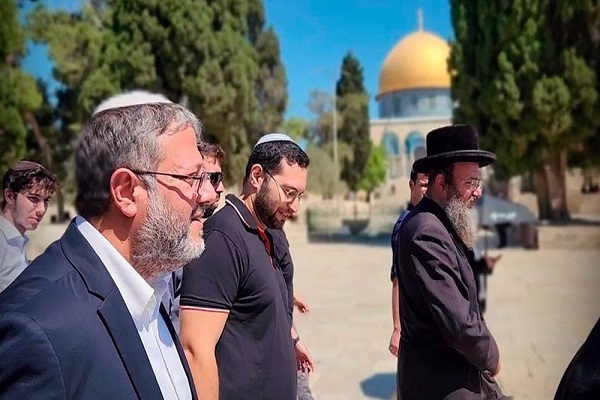 Israeli far-right minister joined illegal settlers in storming Al-Aqsa Mosque on August 13, 2024