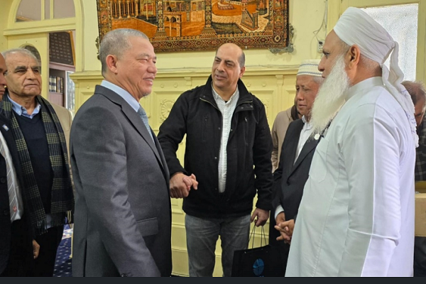 Deputy Prime Minister of Malaysia Fadillah Yusof visited the Magdalena Del Mar Mosque in the Peruvian capital of Lima on August 16, 2024.