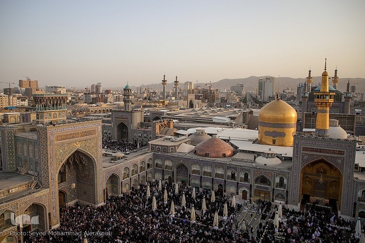 Holy shrine of Imam Reza (AS) in Mashhad
