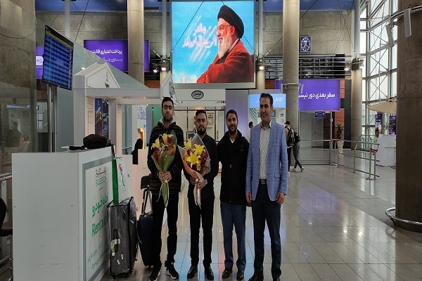 Yousef Jafarzadeh and Mehdi Mahdavi arrived at the Imam Khomeini (RA) International Airport in Tehran on September 30, 2024, after attending 38th edition of the international Quran competition of Croatia.