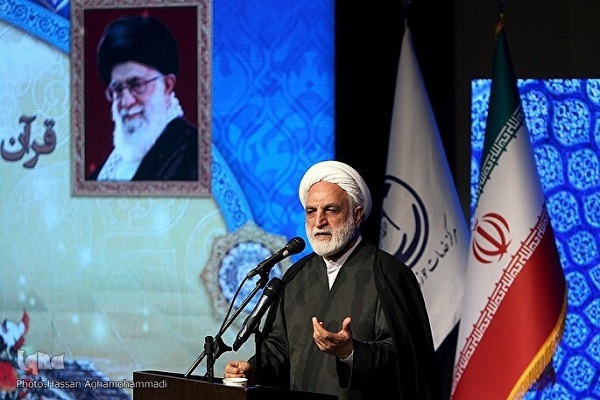 Iranian Judiciary Chief Hojat-ol-Islam Gholam Hossein Mohseni Ejei