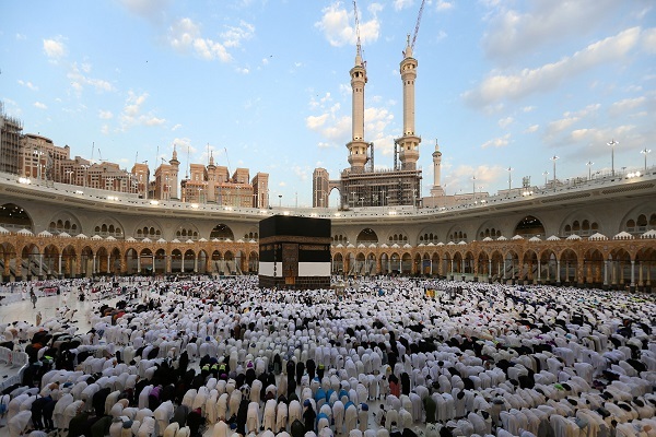 Hajj pilgrims in Mecca